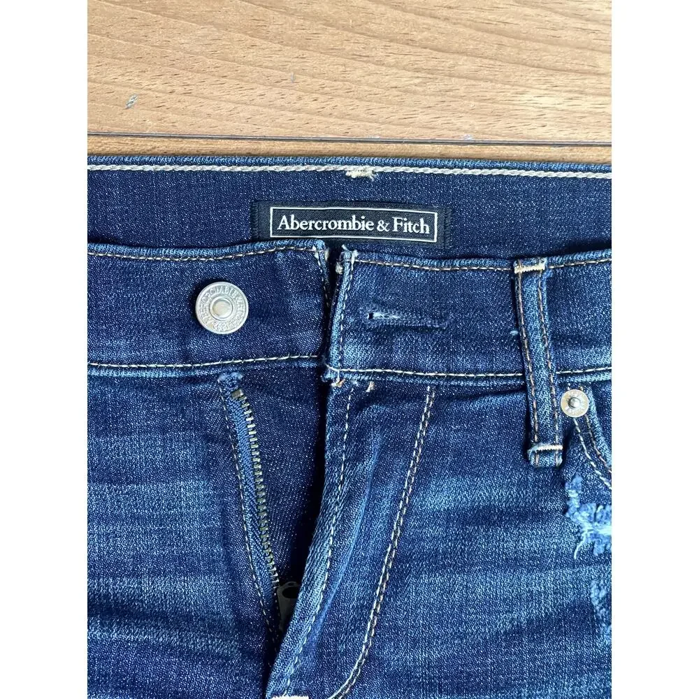 Abercrombie & Fitch Blue Denim Shorts Size 24
